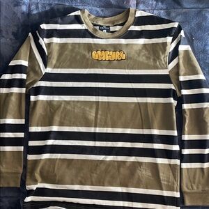 Striped Long Sleeve Shirt with Empyre Logo